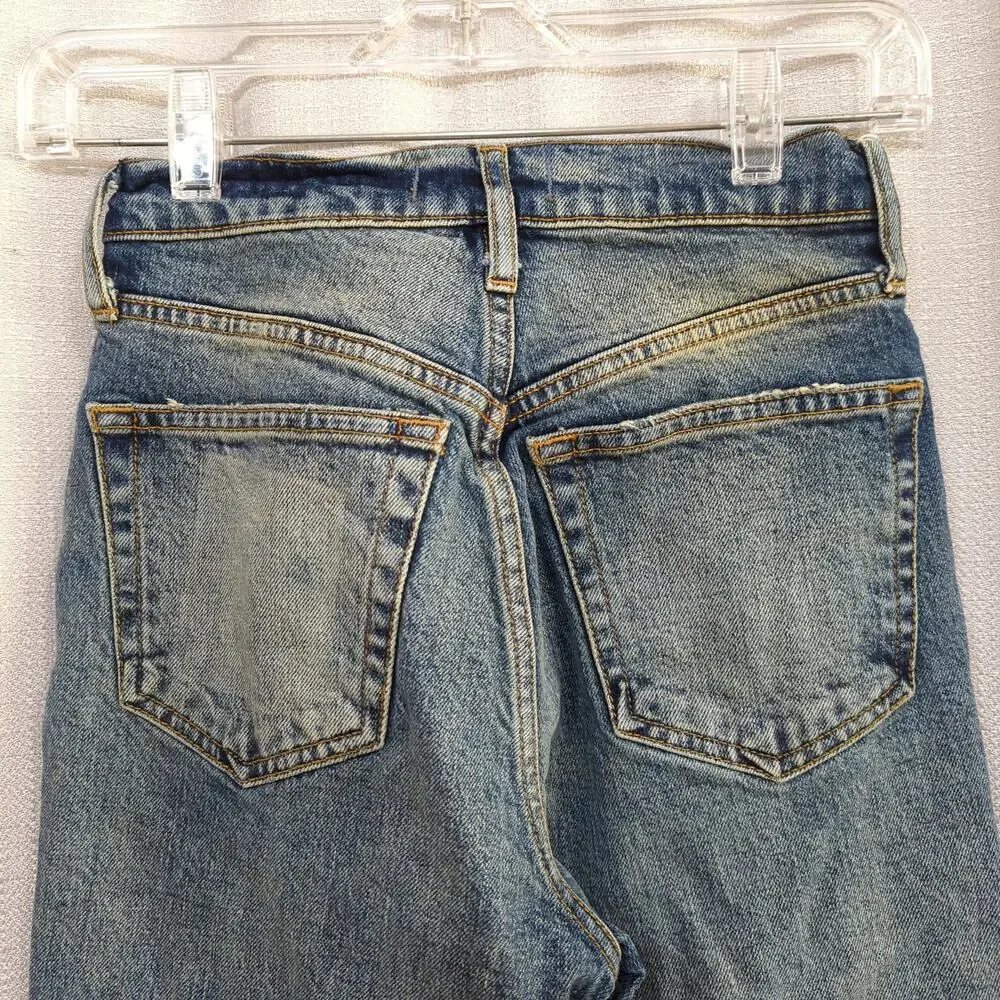 We The Free People Jeans Womens 26 Stella Skinny High Rise Dirty Wash Distressed - Picture 9 of 12